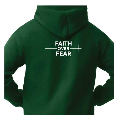 Faith Over Fear Hoodies in Multiple Colors