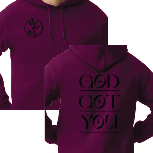 God Got You Inspirational Graphic Tee Hoodie