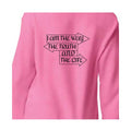 "I Am the Way, the Truth, and the Life" safety pink Sweatshirt