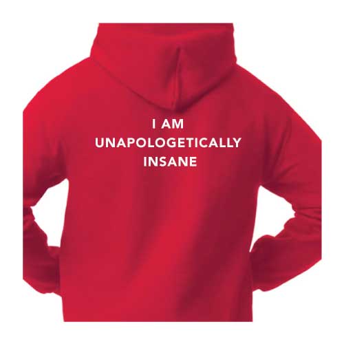 I Am Unapologetically Insane Hoodie Multiple Colors