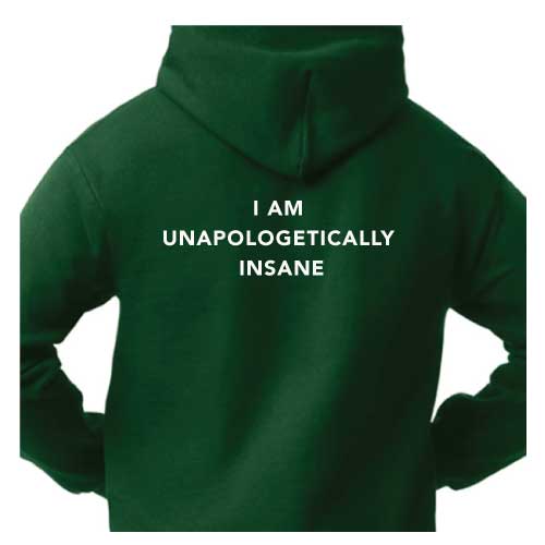 I Am Unapologetically Insane Hoodie Multiple Colors