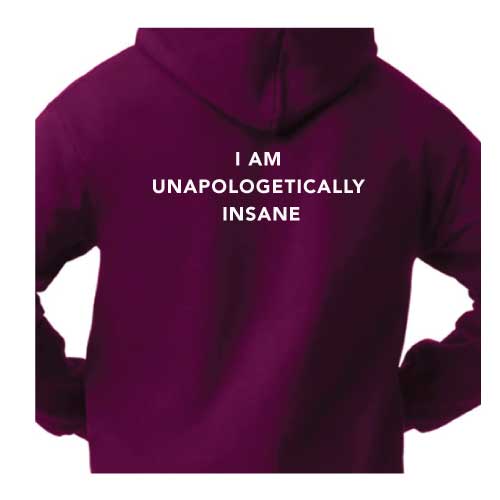 I Am Unapologetically Insane Hoodie Multiple Colors