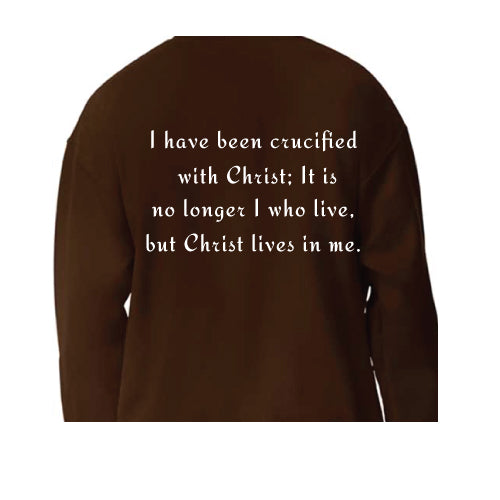 I have been crucified with Christ Graphic Tee Unisex Sweatshirt