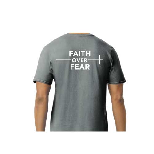 Lead with faith, not fear graphic tee Faith over Fear T-Shirt