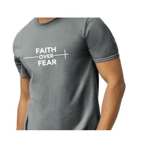 Lead with faith, not fear graphic tee Faith over Fear T-Shirt