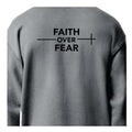 Stylish everyday wear Faith over Fear graphic sweatshirt