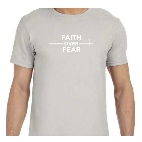 Lead with faith, not fear graphic tee Faith over Fear T-Shirt