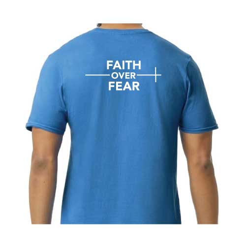 Lead with faith, not fear graphic tee Faith over Fear T-Shirt