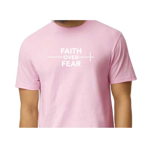 Lead with faith, not fear graphic tee Faith over Fear T-Shirt