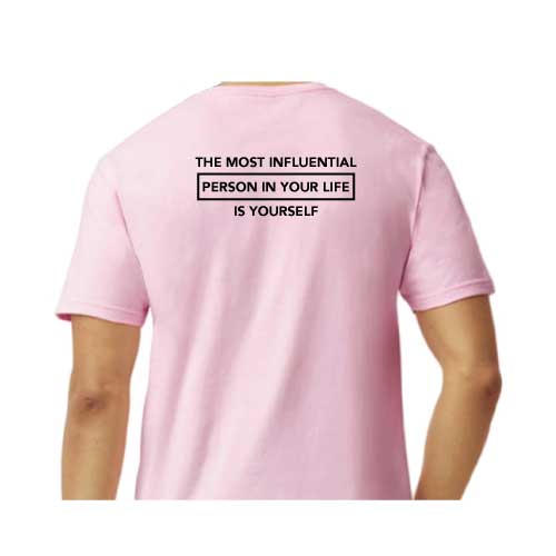Graphic Tee The most influential person in your life is yourself in Multiple colors