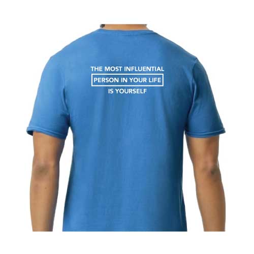 Become your own inspiration, “The most influential person in your life is yourself,”