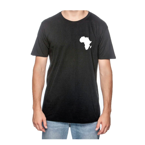 Long Sleeve Sweatshirt with Graphic Straight Outta Africa text on the back with  Map of on the Front