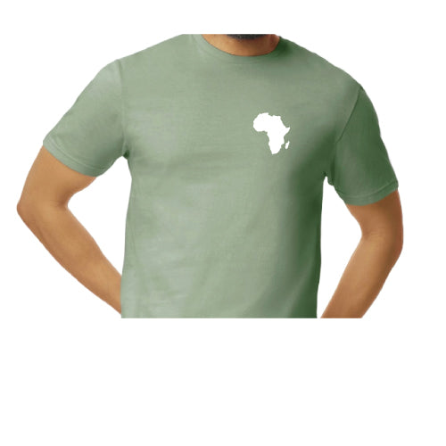 Long Sleeve Sweatshirt with Graphic Straight Outta Africa text on the back with  Map of on the Front