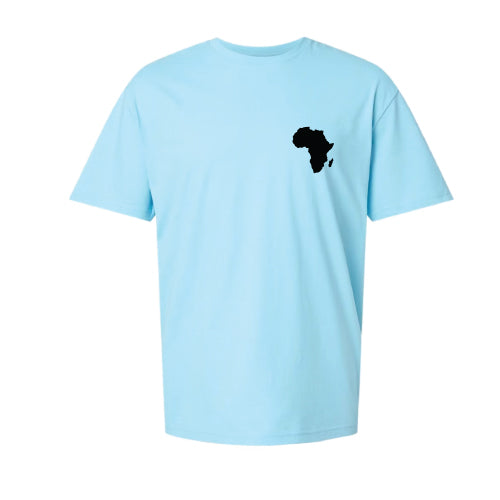 Long Sleeve Sweatshirt with Graphic Straight Outta Africa text on the back with  Map of on the Front