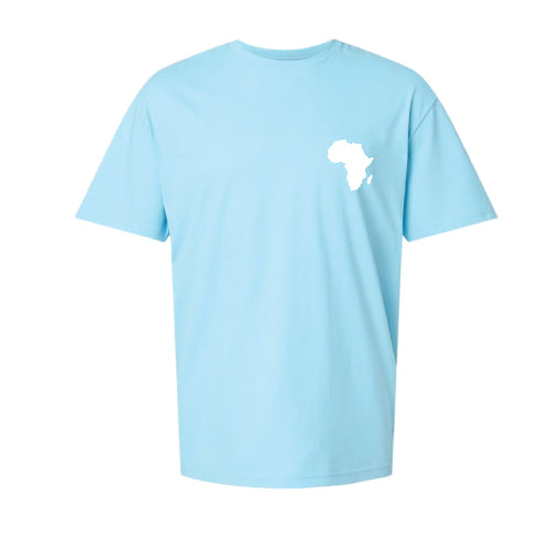 Long Sleeve Sweatshirt with Graphic Straight Outta Africa text on the back with  Map of on the Front