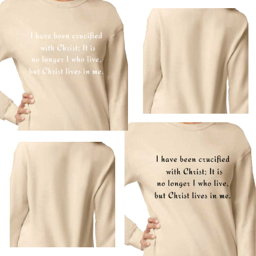 I have been crucified with Christ Graphic Tee Unisex Sweatshirt