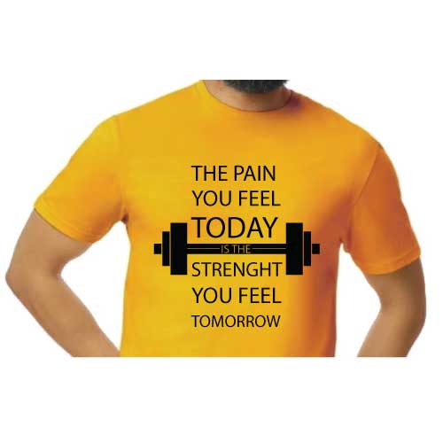 Motivational Graphic Tee “The Pain You Feel Today Is The Strength You Feel Tomorrow in Multiple Colors