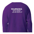 Warning I Match Energy, So You Decide How We Gon Act Graphic Sweatshirt