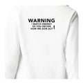 Warning: I Match Energy, So You Decide How We Gon’ Act, Graphic Sweatshirt with Multiple Colors