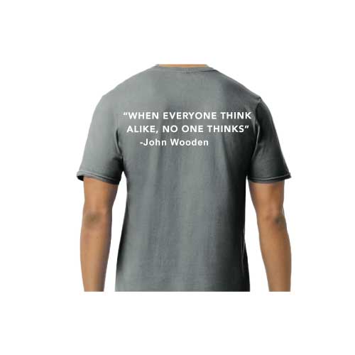 Think Different Graphic Tee  “When Everyone Thinks Alike, No One Thinks”