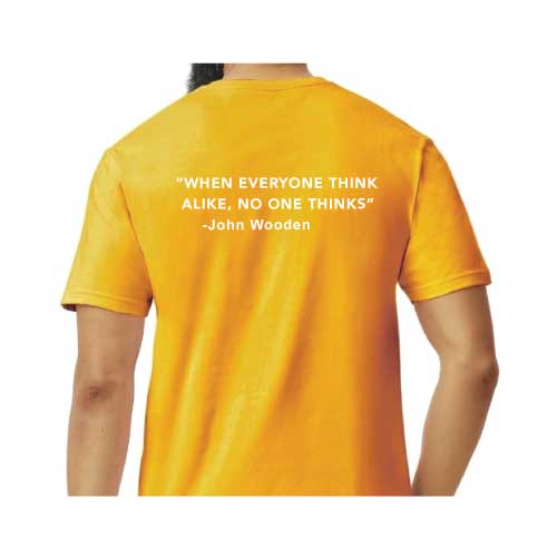 Think Different Graphic Tee  “When Everyone Thinks Alike, No One Thinks”