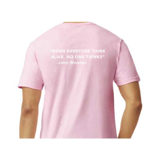 Think Different Graphic Tee  “When Everyone Thinks Alike, No One Thinks”