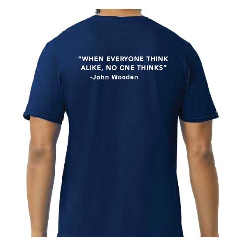 Think Different Graphic Tee  “When Everyone Thinks Alike, No One Thinks”