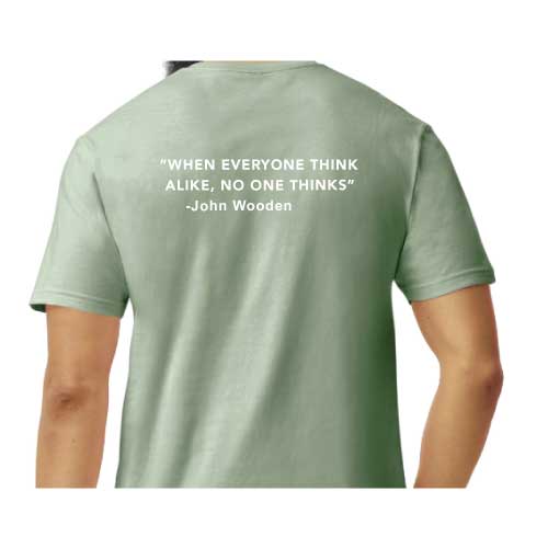 Think Different Graphic Tee  “When Everyone Thinks Alike, No One Thinks”